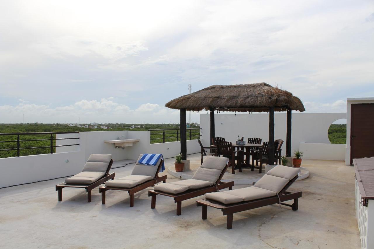 Apartament Penthouse With Roof Terrace - Costa Maya Mahahual Zewnętrze zdjęcie